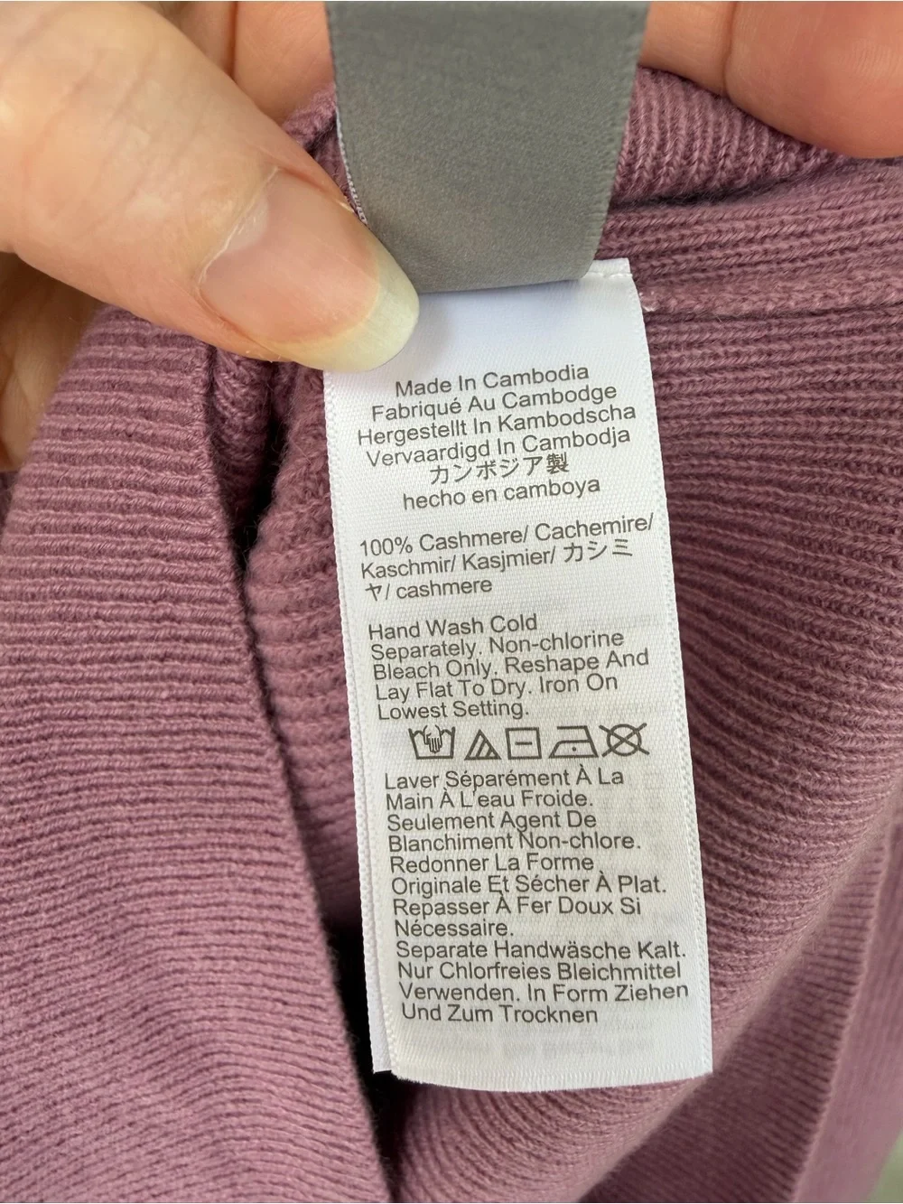 J.Crew 100% Cashmere Turtleneck Sweater NWT | Dusty Mauve | Size Small